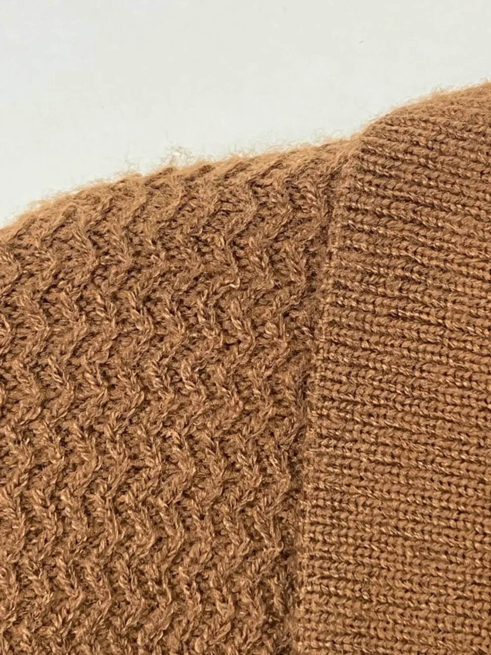 PJ Paul Jones Polo Knit Sweater Size XL Brown Knit